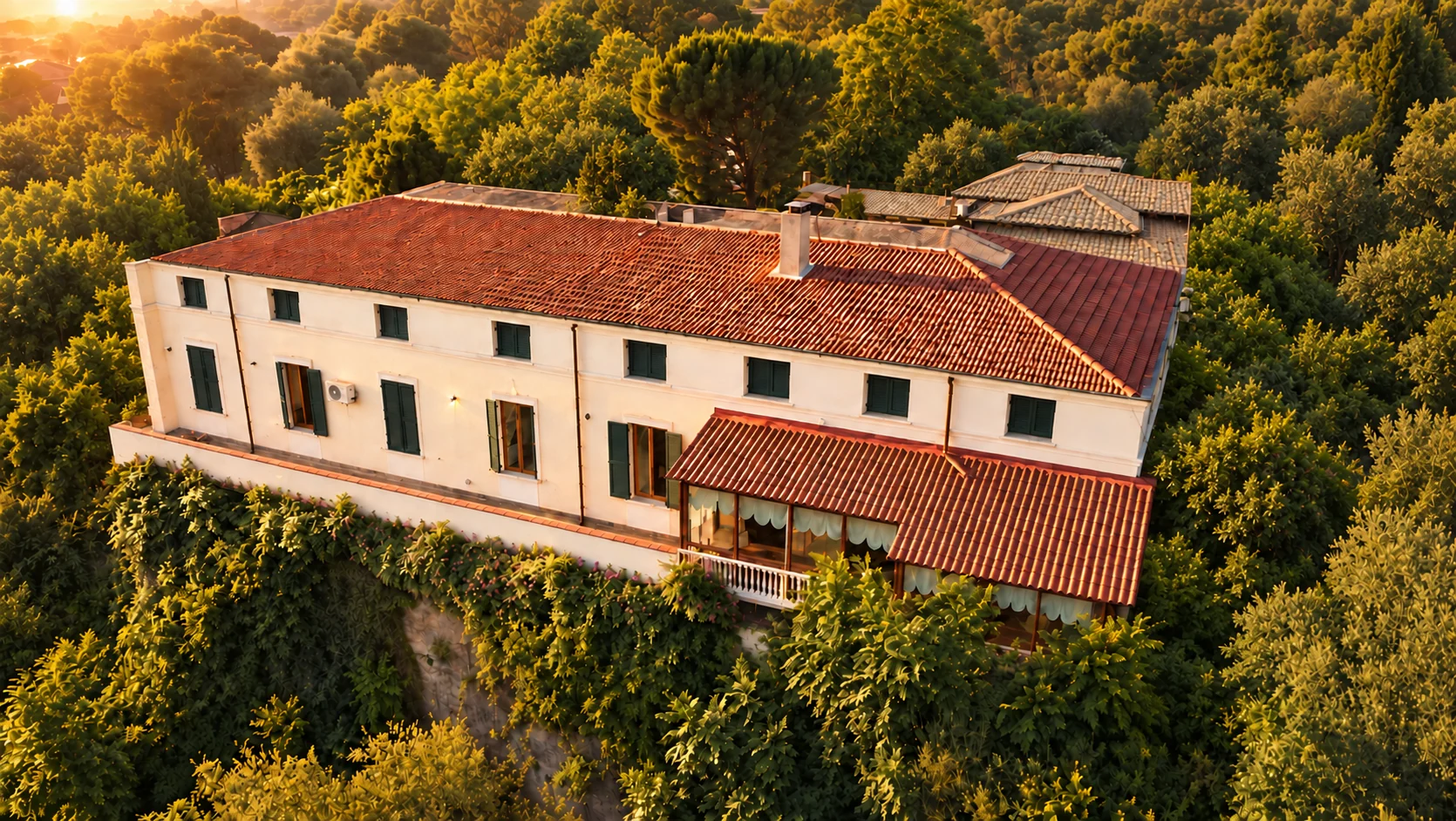 Veduta aerea La Maison Sassari